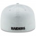 Men's Oakland Raiders New Era Gray Omaha 59FIFTY Fitted Hat 2539475